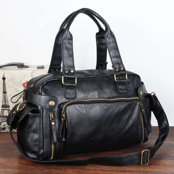 Gianni Leather Duffle Bag