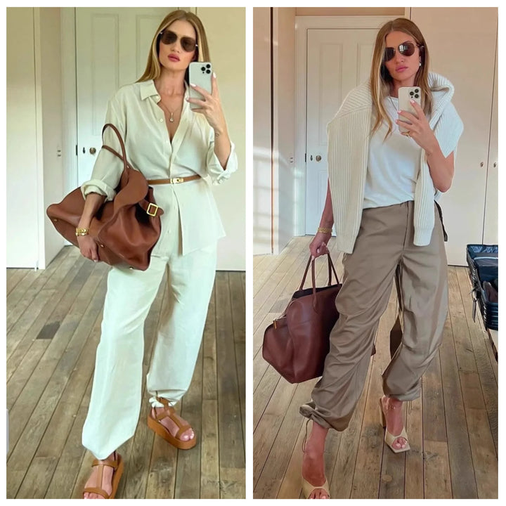The Row Margaux Inspired Leather Bag | Without Logo