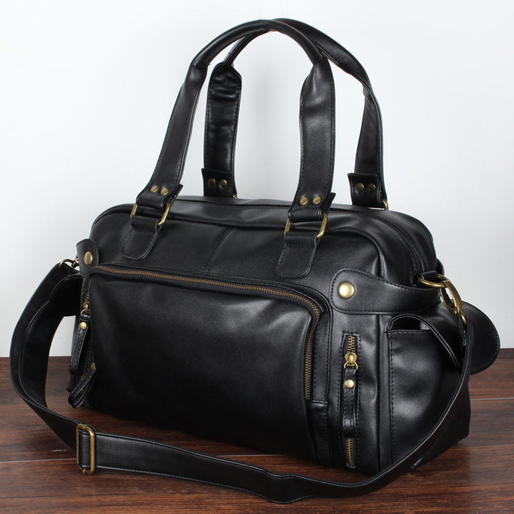 Gianni Leather Duffle Bag