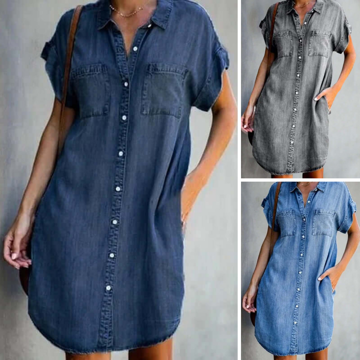 Mora™ - Chic Denim Dress