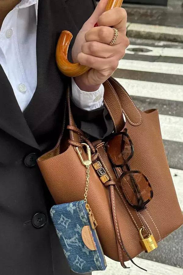 Amber Basket Tote Bag